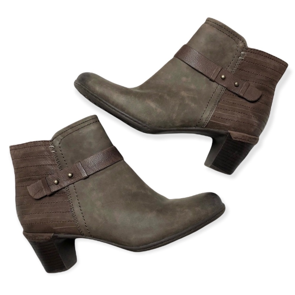 ROCKPORT Cobb Hill Rashel Leather Ankle Boots Size 8.5